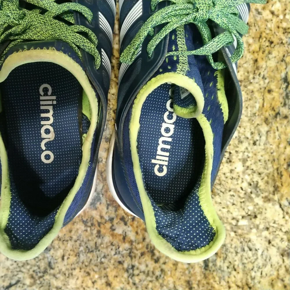 Adidas Mens Climacool Q44599 Blue Running Shoes Sneakers Size 11